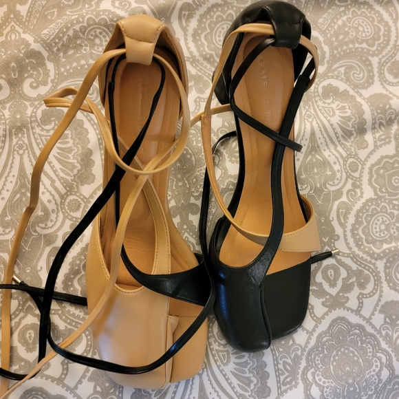 Azalea Wang Rosendo Tan And Black Wrap - Picture 4 of 7